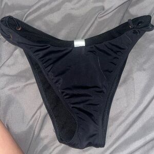 BLACK HIGHRISE BIKINI BOTTOM ASOS
